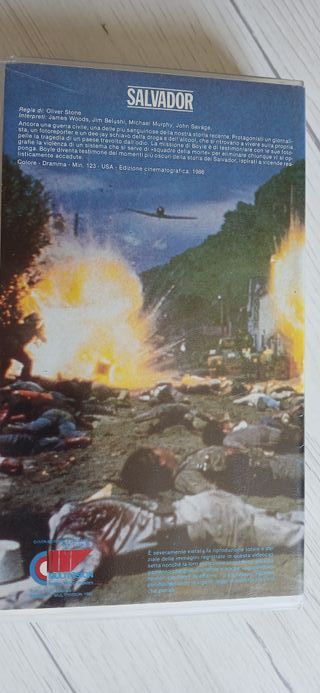 VHS Salvador - Oliver Stone
