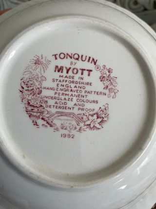 Ensaladera Myott Staffordshire Patron Tonquin