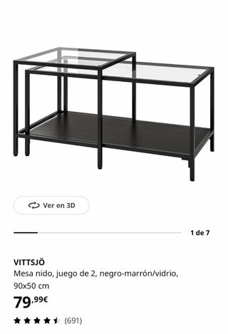 Mesa nido ikea