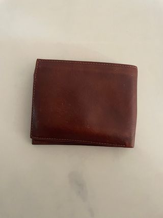 Portafoglio Tempora in pelle marrone