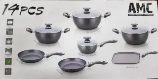 Set 14 pz Batterie Pentole AMC