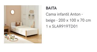 Cama infantil borreguito