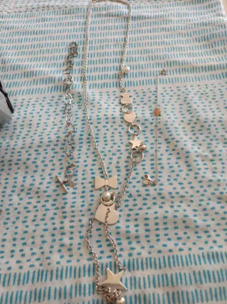 Collar y 2 pulseras Tous plata 925 descatalogado