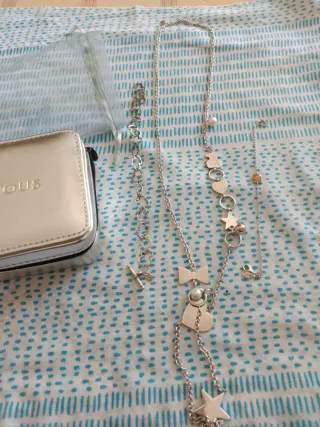 Collar y 2 pulseras Tous plata 925 descatalogado
