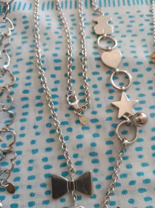 Collar y 2 pulseras Tous plata 925 descatalogado