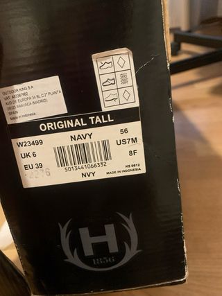 Botas Hunter azul marino