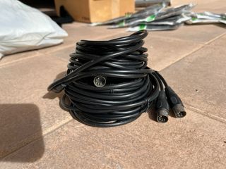 Lote Cables Audio Estereo DIN 5 Pines Macho-Macho