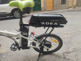 Bicicleta eléctrica aluminio plegable