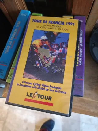 Lote 5 Cintas VHS Tour de Francia Indurain