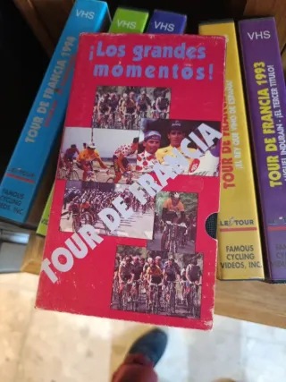 Lote 5 Cintas VHS Tour de Francia Indurain