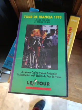 Lote 5 Cintas VHS Tour de Francia Indurain
