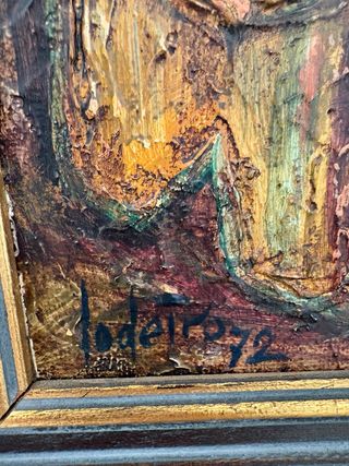 Cuadro Óleo Lodeiro 1972