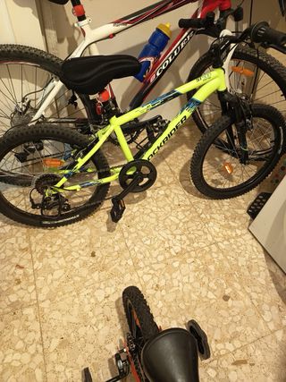 Bicicleta infantil Rockrider 16 verde