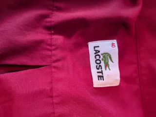 Camisa Lacoste Granate Talla 40