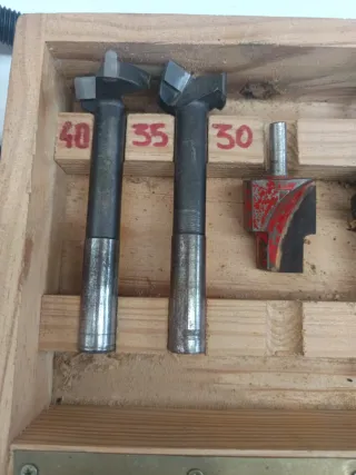 Juego de fresas para carpintería