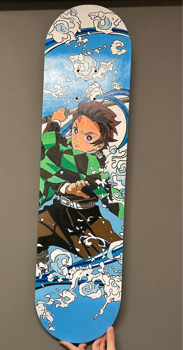 Tabla Skate Personalizada Kimetsu No Yaiba