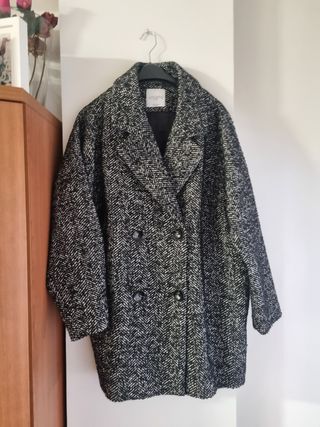 Abrigo de paño Violeta