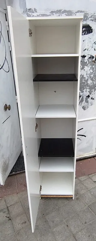 Armario blanco de 1 puerta