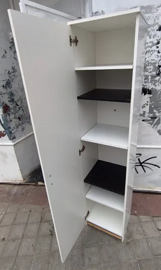 Armario blanco de 1 puerta
