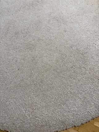 Alfombra redonda de tela