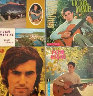 Víctor Manuel - 4 Vinilos Primeros Éxitos