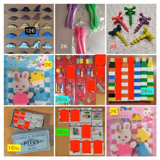 Gomas de borrar vintage