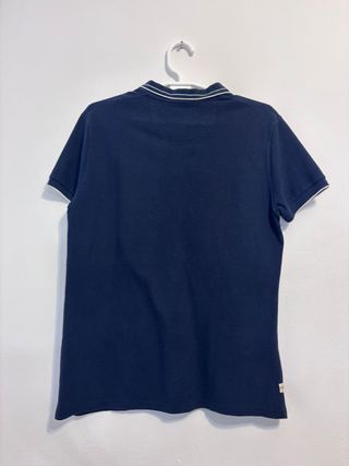 Polo Zara Tricolor Azul y Blanco