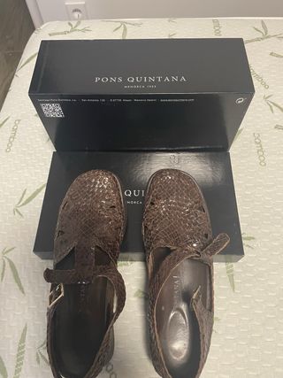 Pons Quintana Zapatos Marrones Mujer