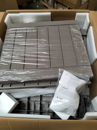 Banco arcón de resina 230L Gardiun Vita gris