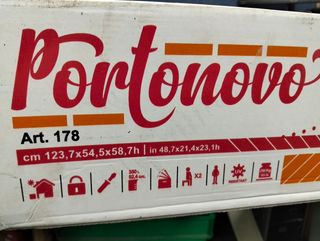 Arcón de jardín Toomax Portonovo 350 L marrón con cojín