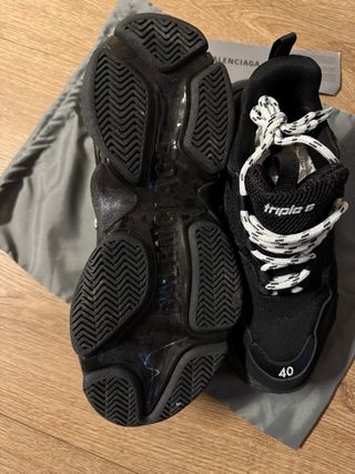 Zapatillas Balenciaga Talla 40 Negras