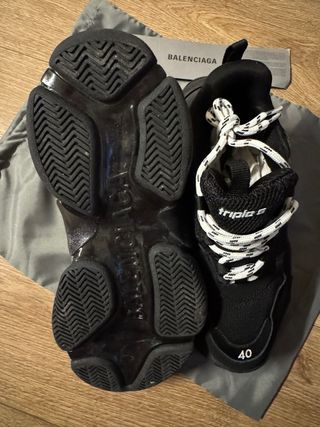 Zapatillas Balenciaga Talla 40 Negras