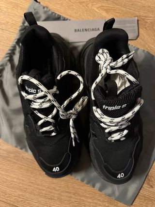 Zapatillas Balenciaga Talla 40 Negras