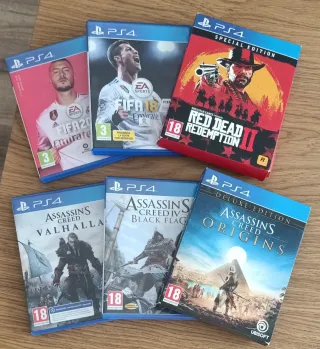 Pack 5 Juegos PS4. RED DEAD VENDIDO!