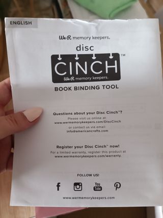 Mini Cinch We R Memory Keepers