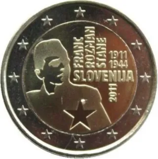 2x2 € Eslovenia 2010-2011 Conmemorativa