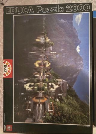 Puzzle Educa 2000 piezas y Clementoni 1000