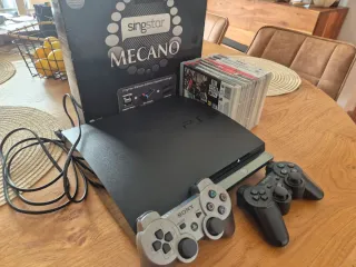 PlayStation 3 con Singstar Mecano y juegos