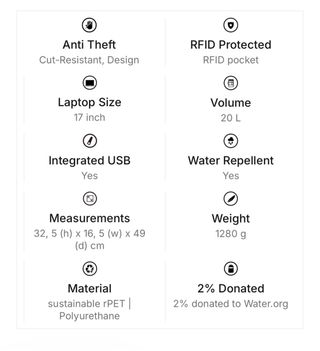 Mochila XD DESIGN Negra XL