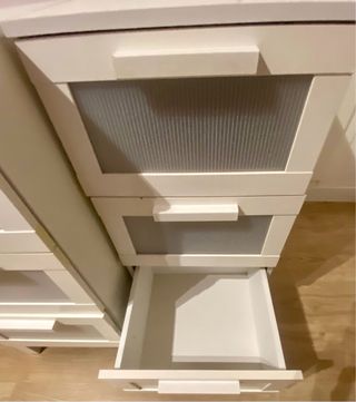 2 Mesitas de Noche Blancas Ikea