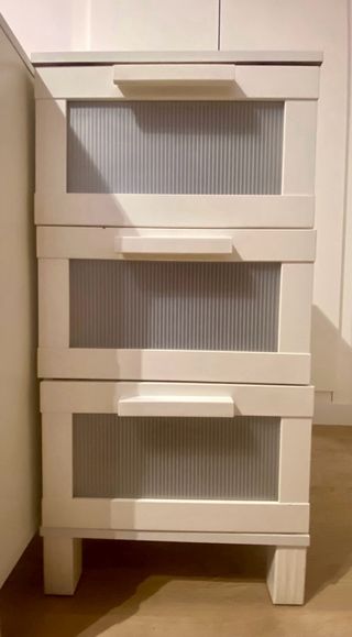 2 Mesitas de Noche Blancas Ikea