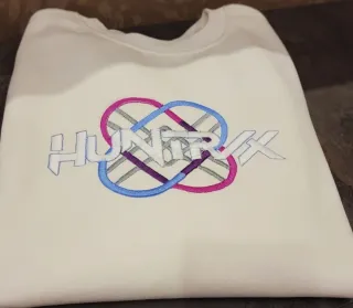 Felpa bianco vintage Huntrix Kpop