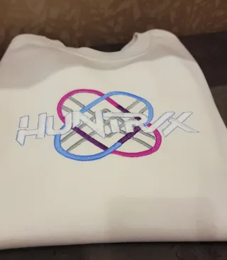 Felpa bianco vintage Huntrix Kpop