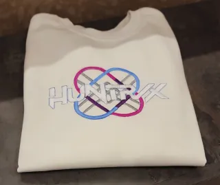 Felpa bianco vintage Huntrix Kpop