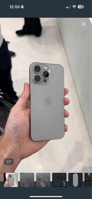 iPhone 15 Pro Gris/Plata
