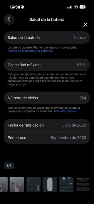 iPhone 15 Pro Gris/Plata