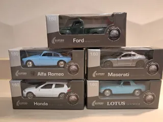 Pack 5 Coches Super9 Escala 1:60