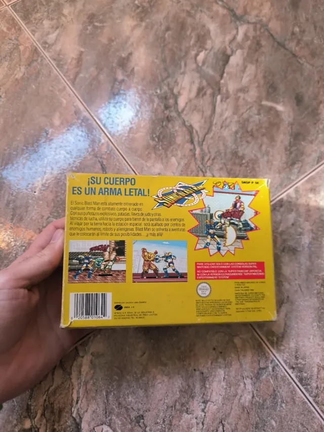 Sonic Blastman Snes PAL España Completo