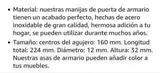 Tiradores para puertas de acero inoxidable
