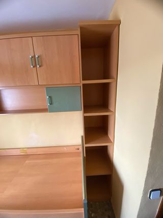 Conjunto de mobiliario cama + escritorio